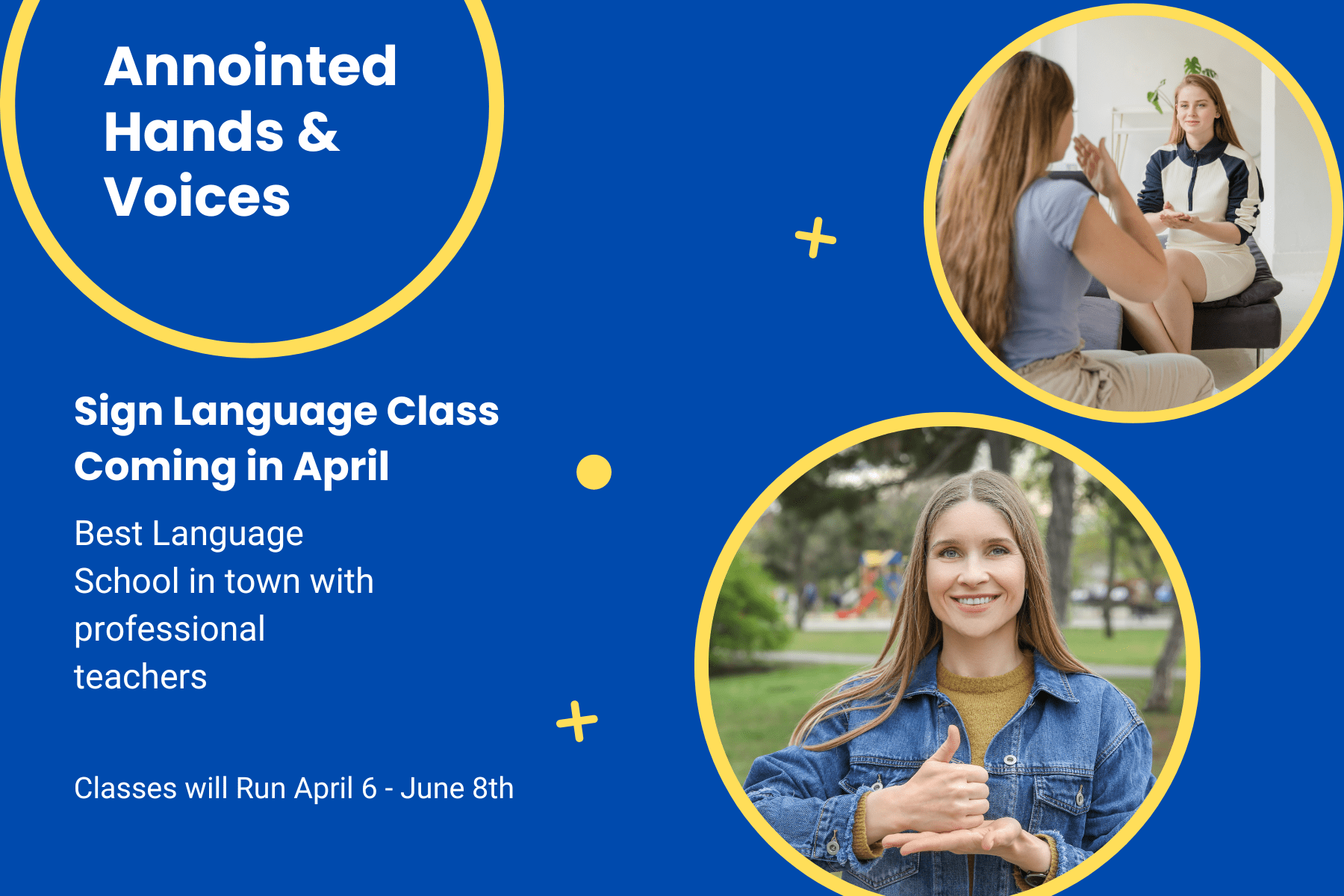 Featured image for “Learn Sign Language | Classes starting April 6, 2024”